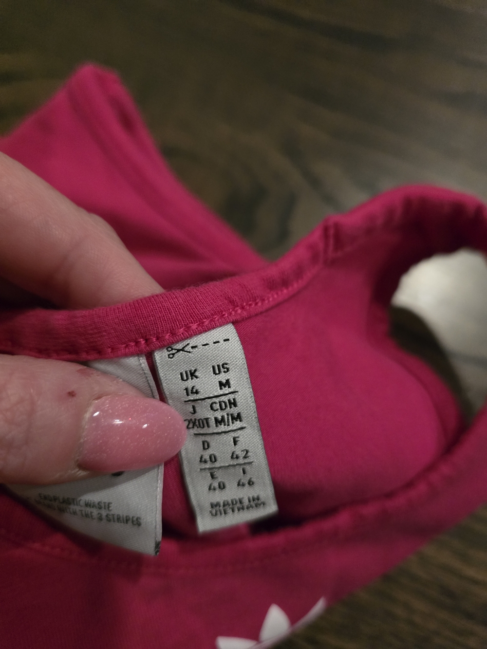 Adidas Pink Bodycon Tank Dress, Medium - Picture 5 of 5